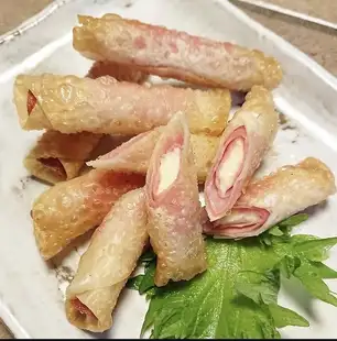 生ハムチーズ春巻き