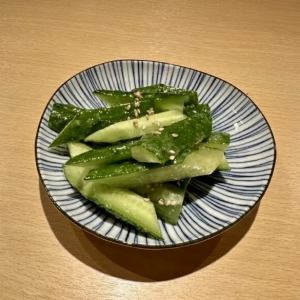 やみつきたたききゅうり390円(税抜)