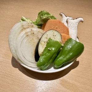 牛貴族農園の焼き野菜セット390円(税抜)