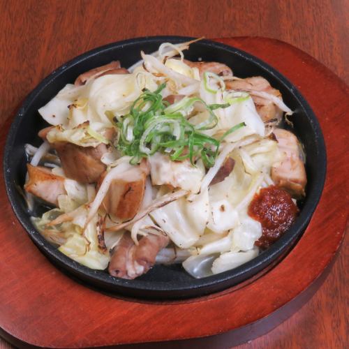 スタミナホルモン鉄板