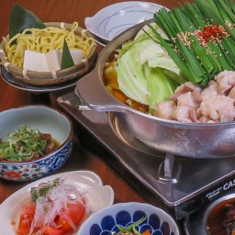 【忘・新年会限定】博多もつ鍋おもてなしコース4,800円◆90分飲み放題付き【2名様からOK】