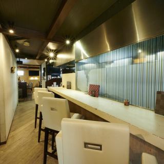 カウンター5席ご用意しています！