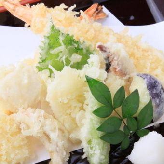 Special tempura course [11,000 yen (tax included)]