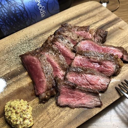 Superb lean beef steak