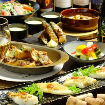 Menu renewal ☆ Food only [Yabe Bar Enjoyment Course] Total 8 dishes★
