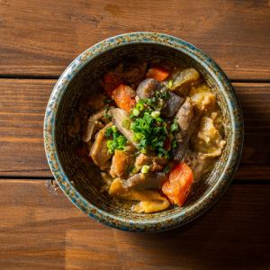 Miso Stewed Chicken with Root Vegetables