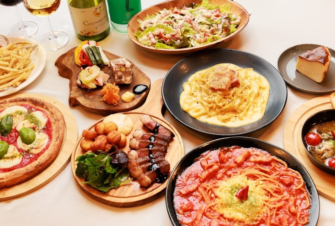 こだわりの樽生ワインと料理を存分に楽しめます♪