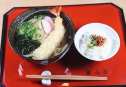 Tempura udon/soba set