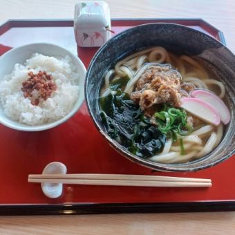 肉うどんセット/そばセット