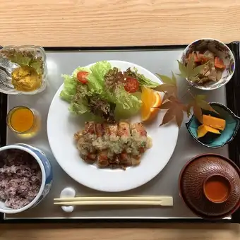 Chicken steak lunch