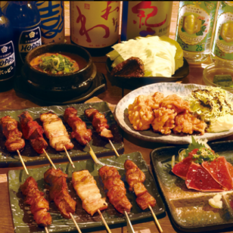 【2時間飲み放題付き】とんちゃん名物コース