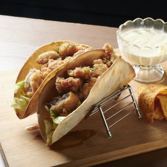 タコス竜田チキン~レモンぺッパ-マヨ~
