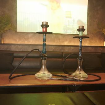 【早割り★17時～22時限定★シーシャセット】シーシャ＋ノンアル飲み放題＋チャージ込み4000円