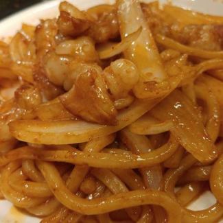 みそホルモンうどん