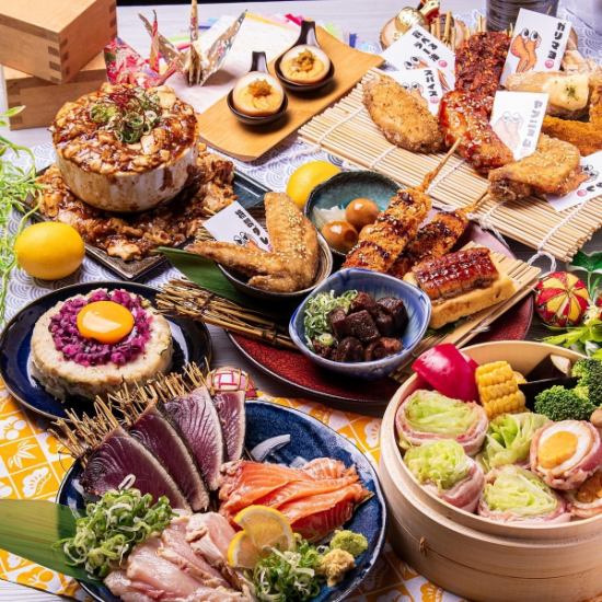 [3 minutes from Nagoya Station] A private izakaya that is popular for its straw-grilled rice, steamed vegetable rolls, and Nagoya food ◆Private rooms available