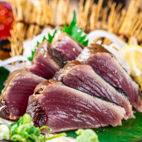 カツオの藁焼き