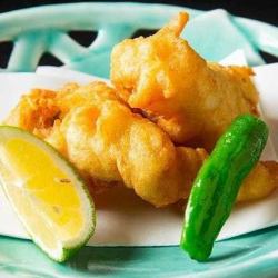 Deep-fried tiger puffer fish