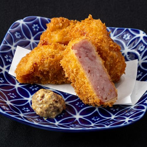 [Nagasaki specialty] Thickly sliced Unzen ham cutlet