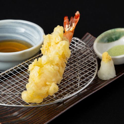 Large shrimp tempura