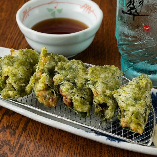 【エントリーNo.1】薩摩味噌香る 秋なめろう天