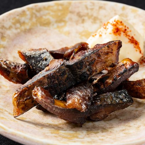 Grilled mackerel jerky