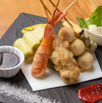 ◆Today's play plan-Bamboo-◆Includes colorful meatballs and fried skewers (6 items) 8,000 yen