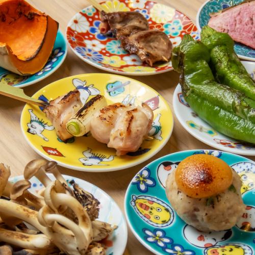 京野菜をじっくり香ばしく焼き上げます