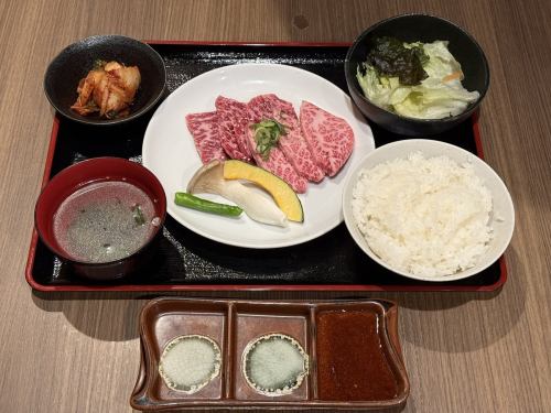 C上和牛焼肉ランチ(特上カルビ・カイノミ))120g