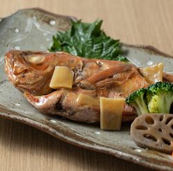 Boiled Aomori Prefecture red snapper