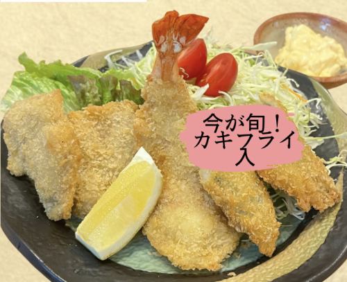 겨울 호화! 히로시마 굴 프라이 믹스 플라이 밥