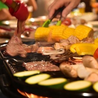 [Hawaiian BBQ] 5,000 yen plan with 2 hours of all-you-can-drink.Enjoy BBQ empty-handed♪ (4 people or more/reservations required)