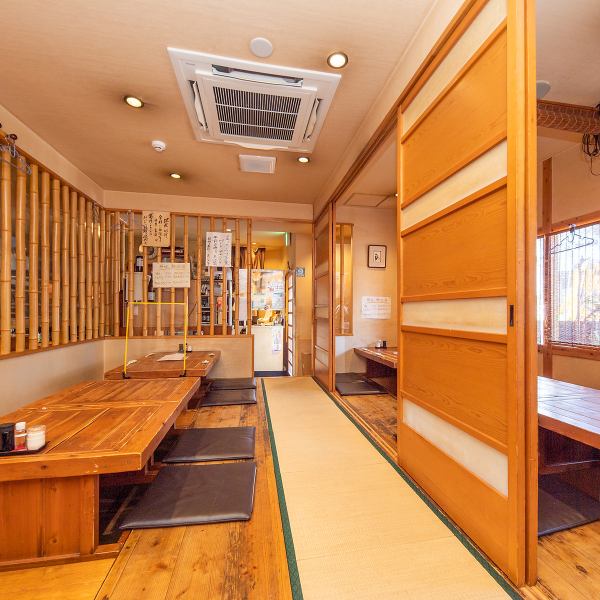 ≪Digging Gotatsu Seats≫ The digging Gotatsu seats can accommodate up to 16 people.Perfect for company banquets and drinking parties with friends ◎ Relax and enjoy cooking and drinking ♪ Families with young children are also safe seats! We are waiting for your reservation!