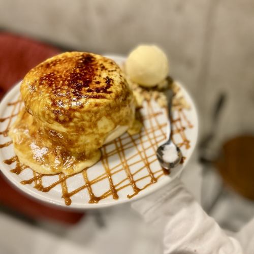 インパクト◎のパンケーキ