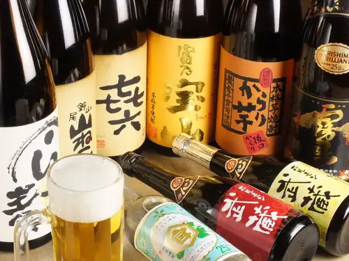 お酒もたくさんあります