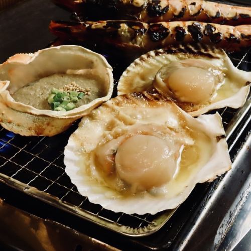 [Summer only] Uosaku's recommended great value beach grill course, 8 dishes in total, 2 hours of all-you-can-drink, for 3,300 yen♪