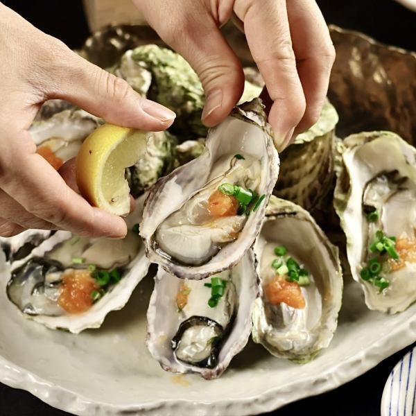 期間限定！【牡蠣食べ放題コース】４品付き4,000円→3,000円♪飲み放題付き5,800→4,800円！！