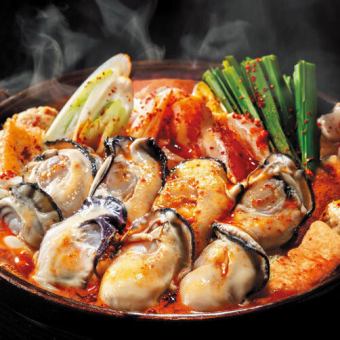 牡蛎鍋・海鮮堪能コース