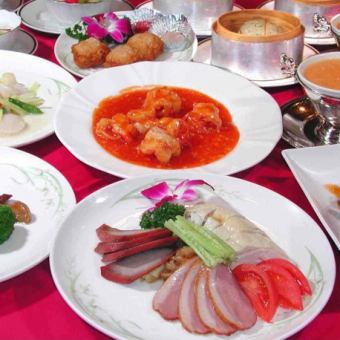 【保鮮花套餐/提前預約】辣醬大蝦和黑醋糖醋肉