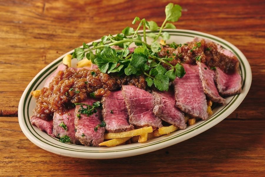 [RIVER Standard] Joshu Wagyu Uchimomo Ganso Beef & Chips Roast Beef (200g)