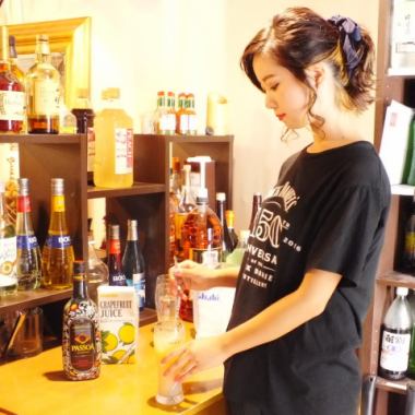 Our staff is always on hand ☆ We will make your drink right in front of you ♪ We also have something to suit your tastes? Please find your favorite drink!!