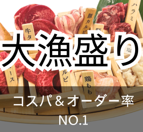 Big catch platter (total weight 380g) / Beef platter (total weight 660g)