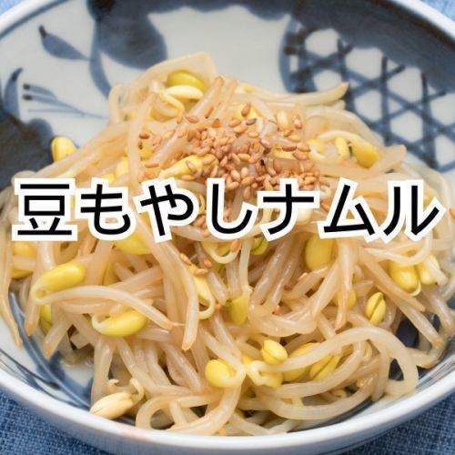 Bean sprout namul / Osmund fern namul / Spinach namul