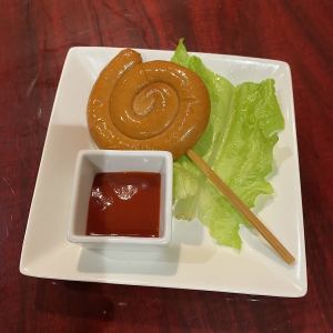 Round Sausage / Mini Cheese Dog / Corn with Butter