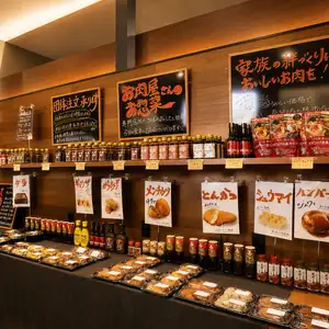 お肉屋さんの惣菜勢ぞろい