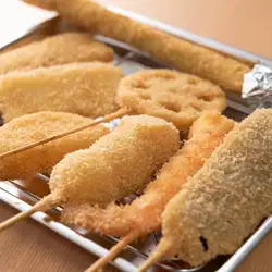 Satisfying 8-piece Kushikatsu Set