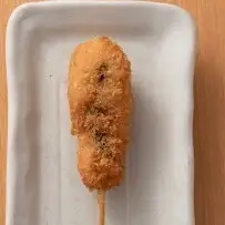 Fried horse mackerel with perilla leaf