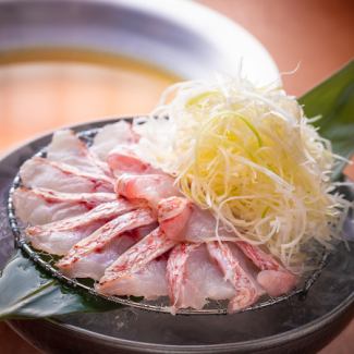 [Directly delivered from Hamada Fishing Port, Shimane Prefecture] Bluefin shabu-shabu (1 serving)