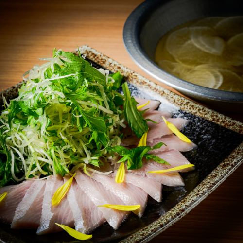 Winter yellowtail shabu-shabu