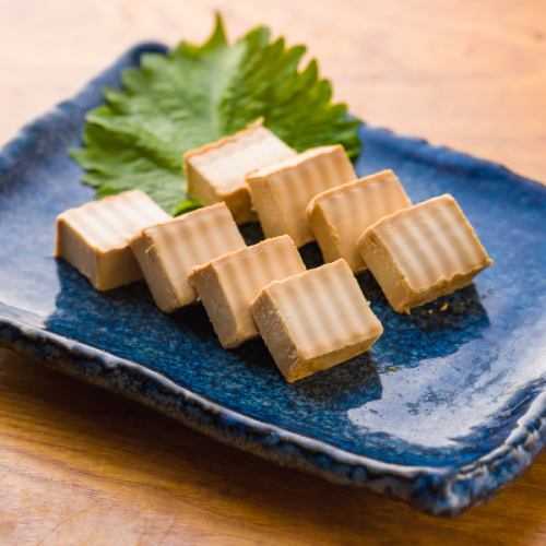 Cream cheese marinated in miso