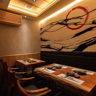 We offer seats in completely private rooms.Please use it for various occasions such as company banquets, drinking parties, welcome parties, and farewell parties.We look forward to serving you our signature dishes.